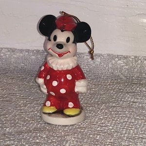 Vintage Mickey Mouse Clown Ornament Walt Disney Made in Japan